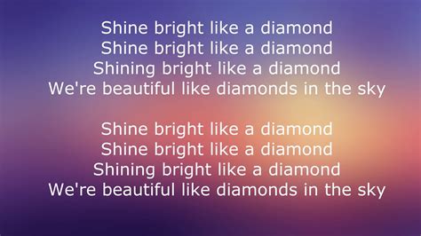 diamond song lyrics